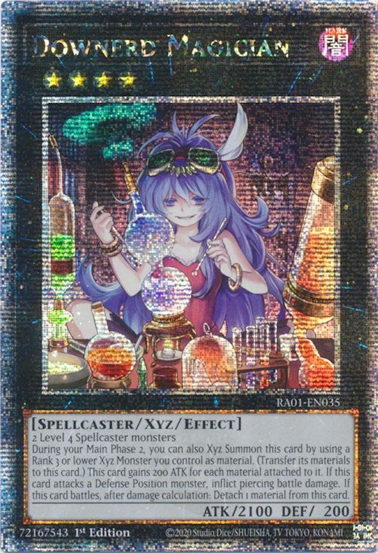 Downerd Magician [RA01-EN035] Quarter Century Secret Rare | The Gaming-Verse