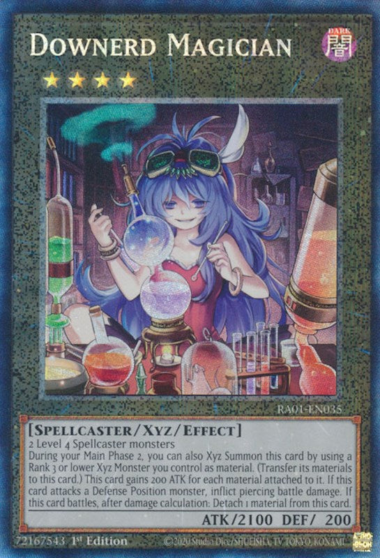 Downerd Magician [RA01-EN035] Prismatic Collector's Rare | The Gaming-Verse