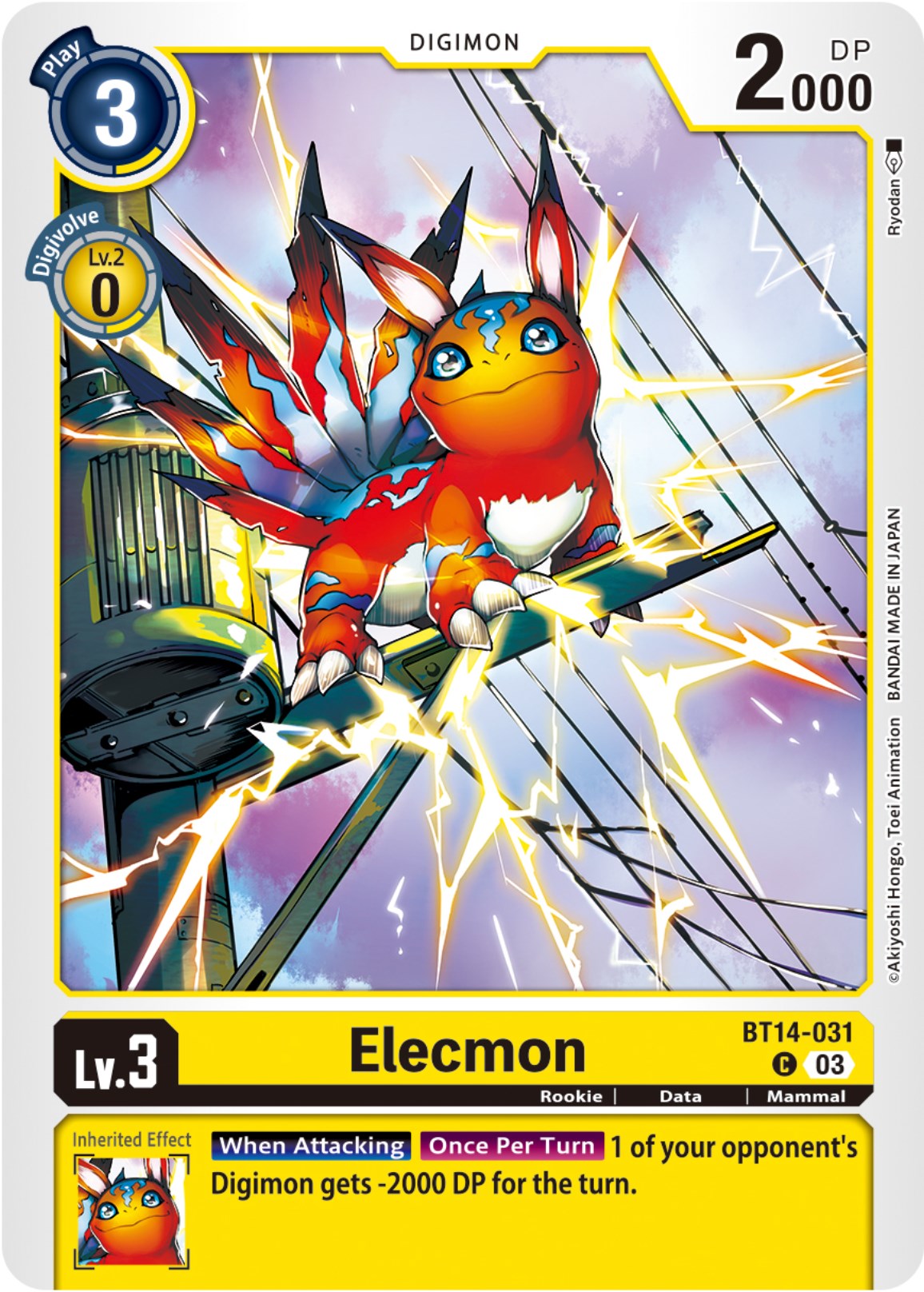 Elecmon [BT14-031] [Blast Ace] | The Gaming-Verse