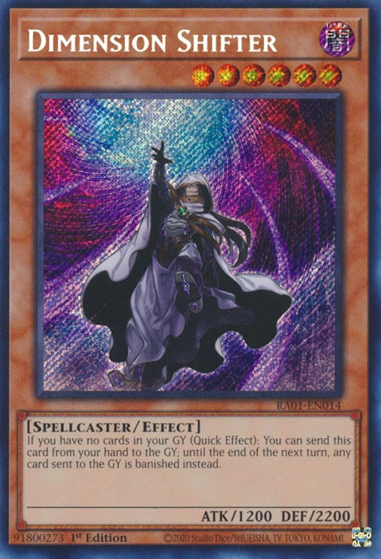 Dimension Shifter [RA01-EN014] Secret Rare | The Gaming-Verse