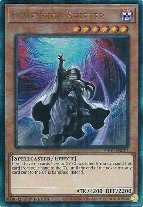 Dimension Shifter [RA01-EN014] Prismatic Ultimate Rare | The Gaming-Verse