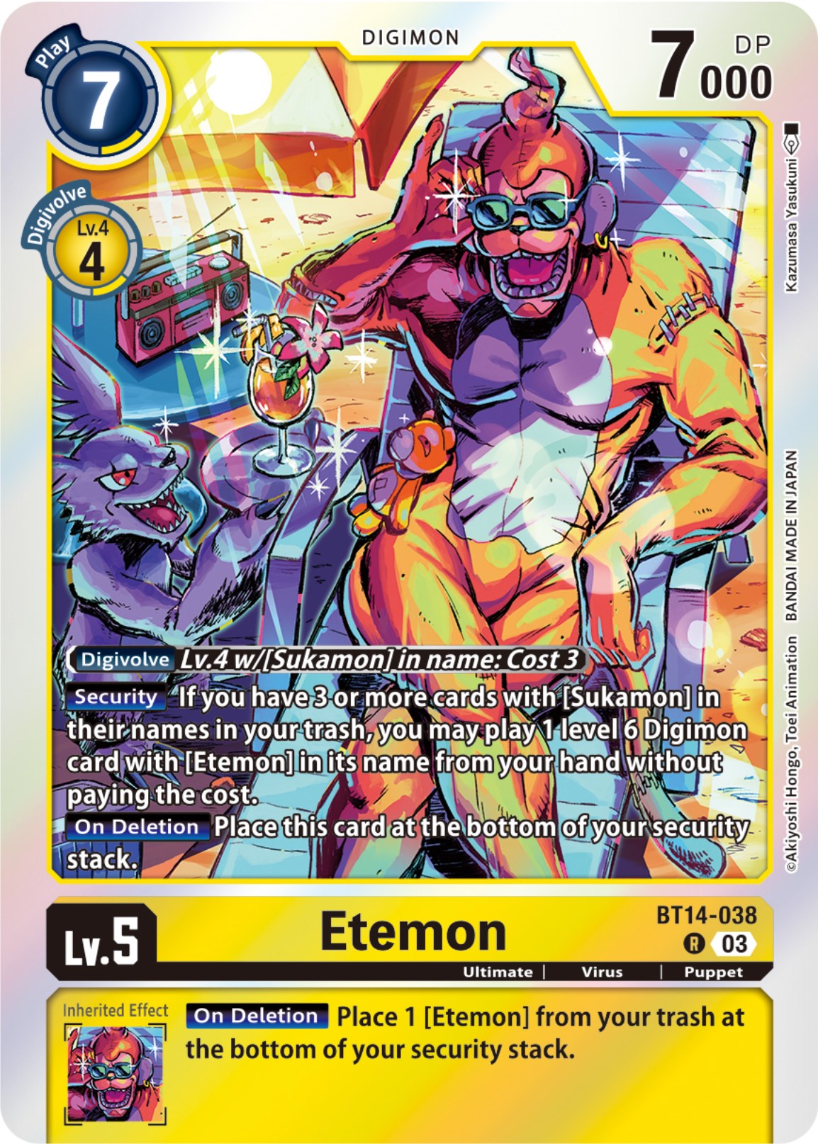 Etemon [BT14-038] [Blast Ace] | The Gaming-Verse