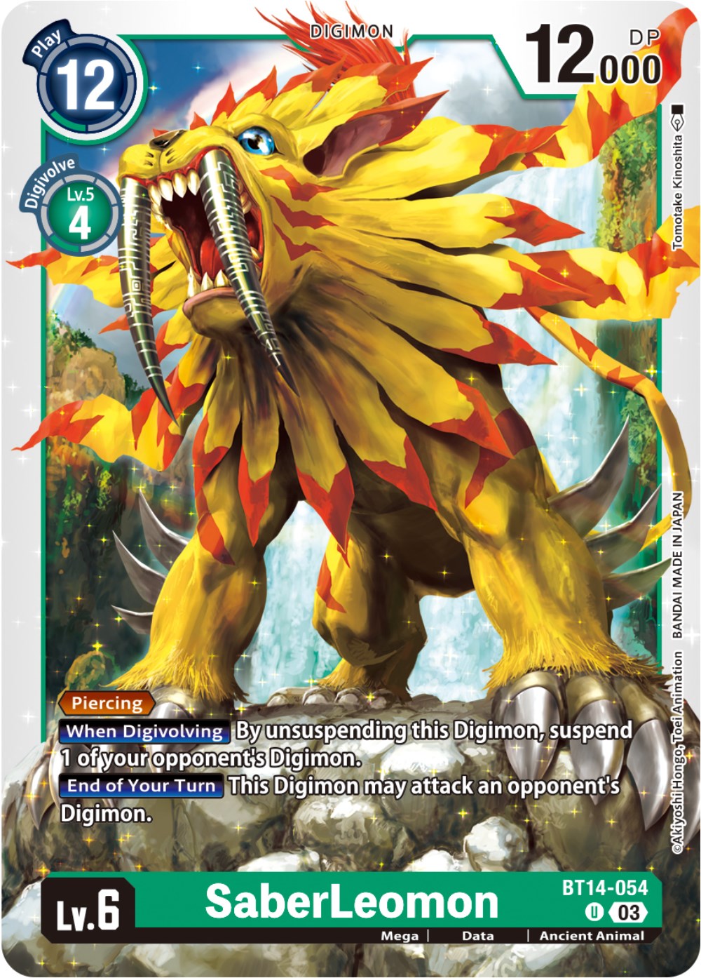 SaberLeomon [BT14-054] [Blast Ace] | The Gaming-Verse