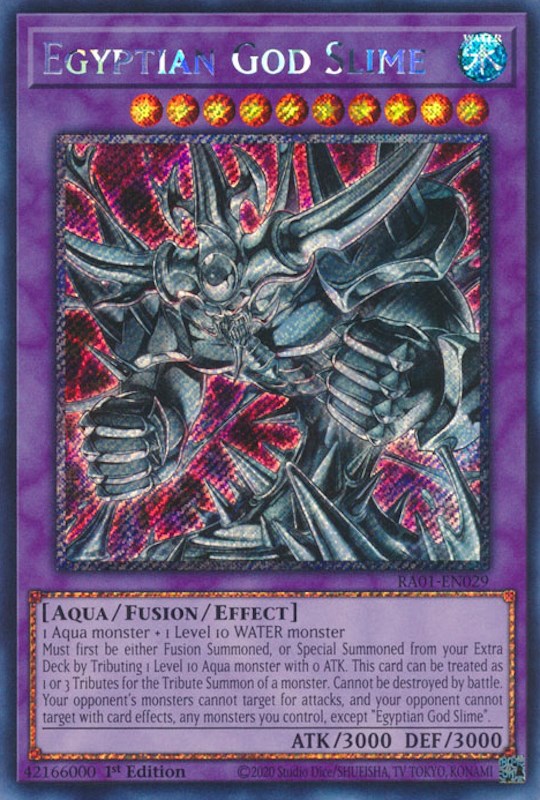 Egyptian God Slime [RA01-EN029] Platinum Secret Rare | The Gaming-Verse