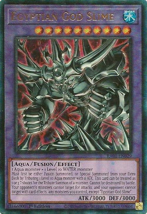 Egyptian God Slime [RA01-EN029] Prismatic Ultimate Rare | The Gaming-Verse