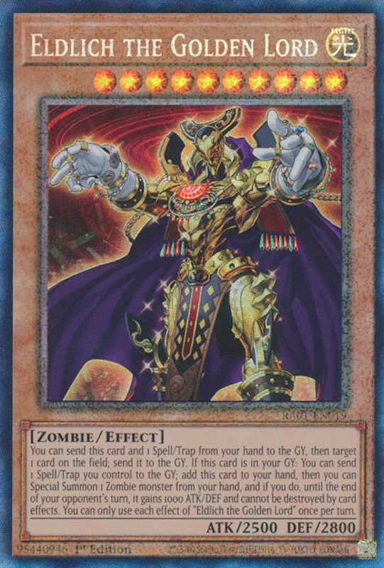 Eldlich the Golden Lord [RA01-EN019] Prismatic Collector's Rare | The Gaming-Verse