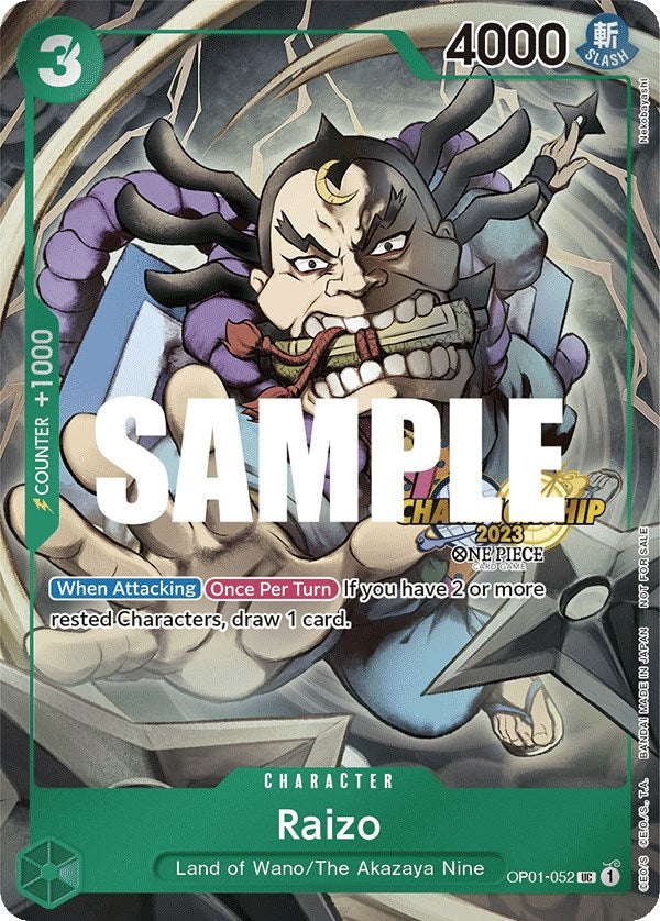 Raizo (CS 2023 Event Pack) [One Piece Promotion Cards] | The Gaming-Verse