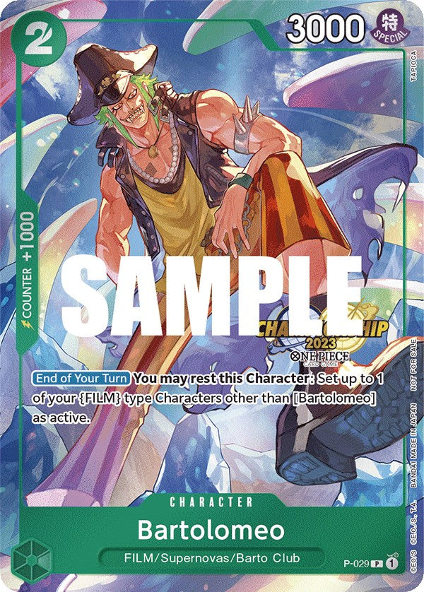 Bartolomeo (CS 2023 Event Pack) [One Piece Promotion Cards] | The Gaming-Verse