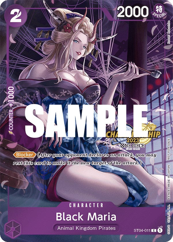 Black Maria (CS 2023 Celebration Pack) [One Piece Promotion Cards] | The Gaming-Verse