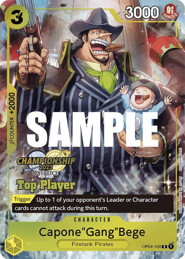 Capone"Gang"Bege (CS 2023 Top Players Pack) [One Piece Promotion Cards] | The Gaming-Verse