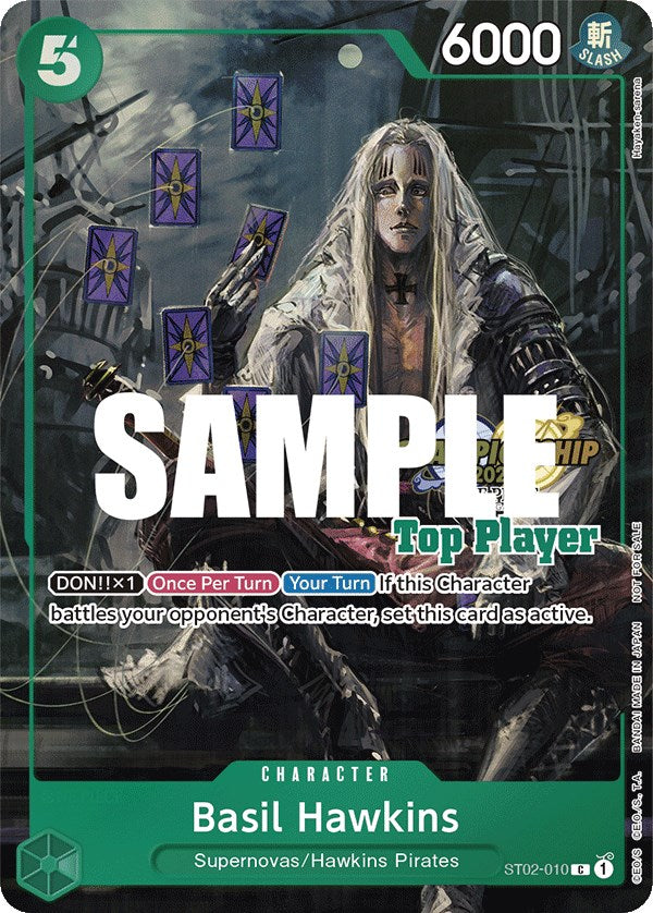 Basil Hawkins (CS 2023 Top Players Pack) [One Piece Promotion Cards] | The Gaming-Verse