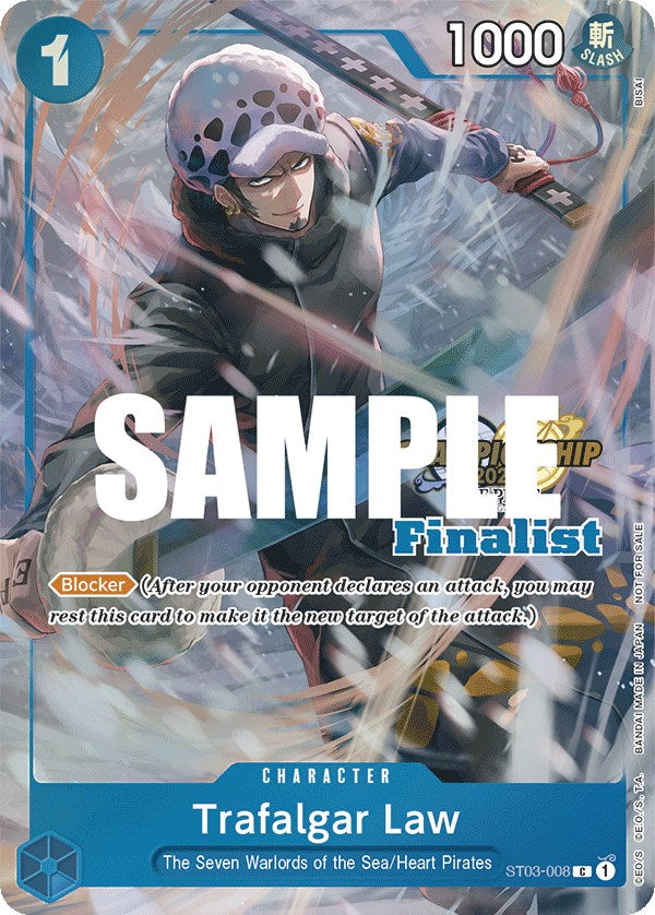 Trafalgar Law (CS 2023 Top Players Pack) [Finalist] [One Piece Promotion Cards] | The Gaming-Verse