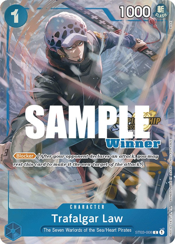 Trafalgar Law (CS 2023 Top Players Pack) [Winner] [One Piece Promotion Cards] | The Gaming-Verse