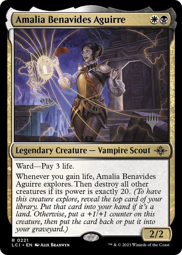 Amalia Benavides Aguirre (Promo Pack) [The Lost Caverns of Ixalan Promos] | The Gaming-Verse