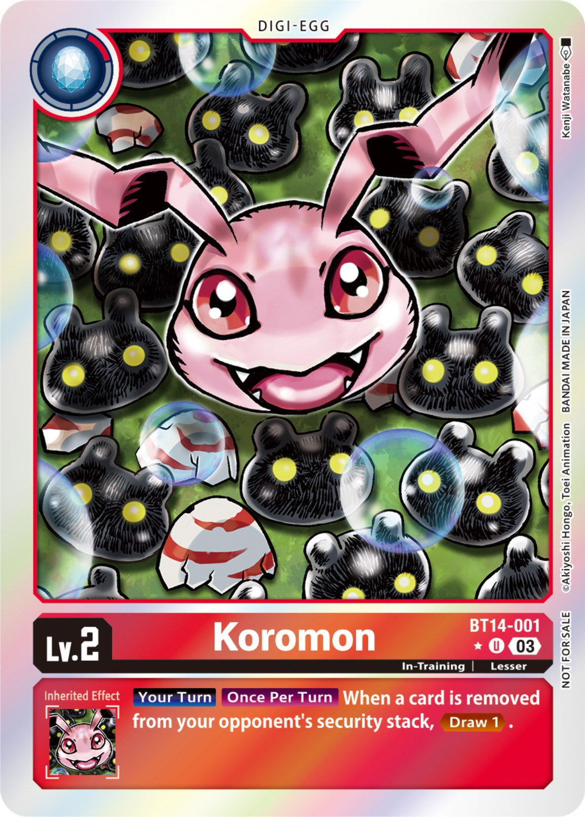 Koromon [BT14-001] (Blast Ace Box Promotion Pack) [Blast Ace] | The Gaming-Verse