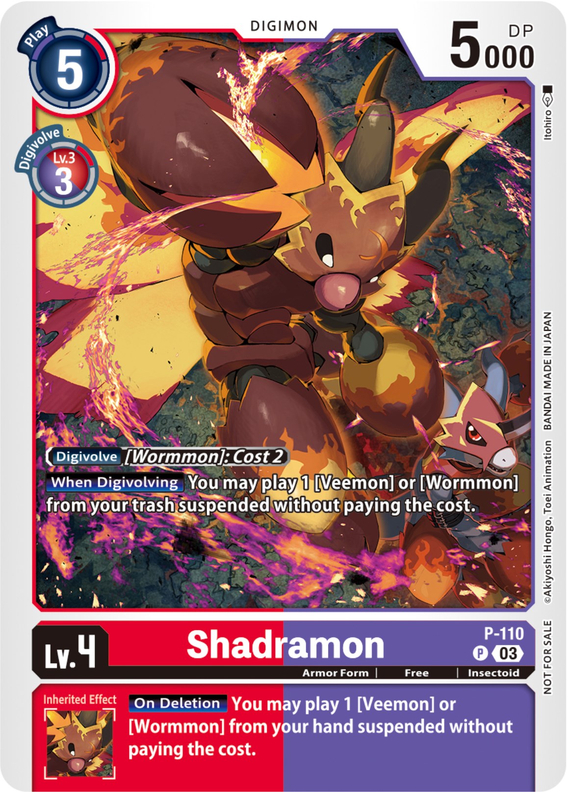 Shadramon [P-110] (3rd Anniversary Survey Pack) [Promotional Cards] | The Gaming-Verse