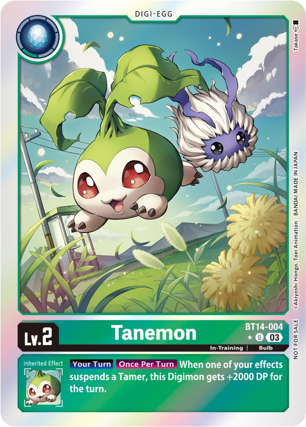 Tanemon [BT14-004] (Blast Ace Box Promotion Pack) [Blast Ace] | The Gaming-Verse