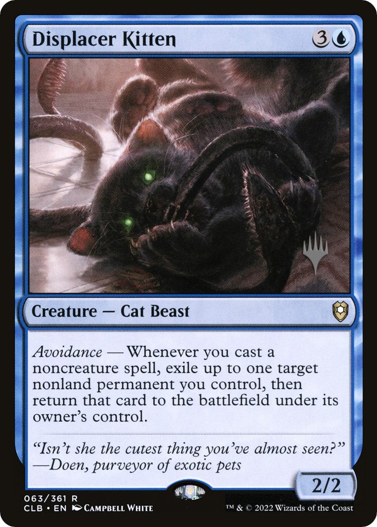 Displacer Kitten (Promo Pack) [The Lost Caverns of Ixalan Promos] | The Gaming-Verse