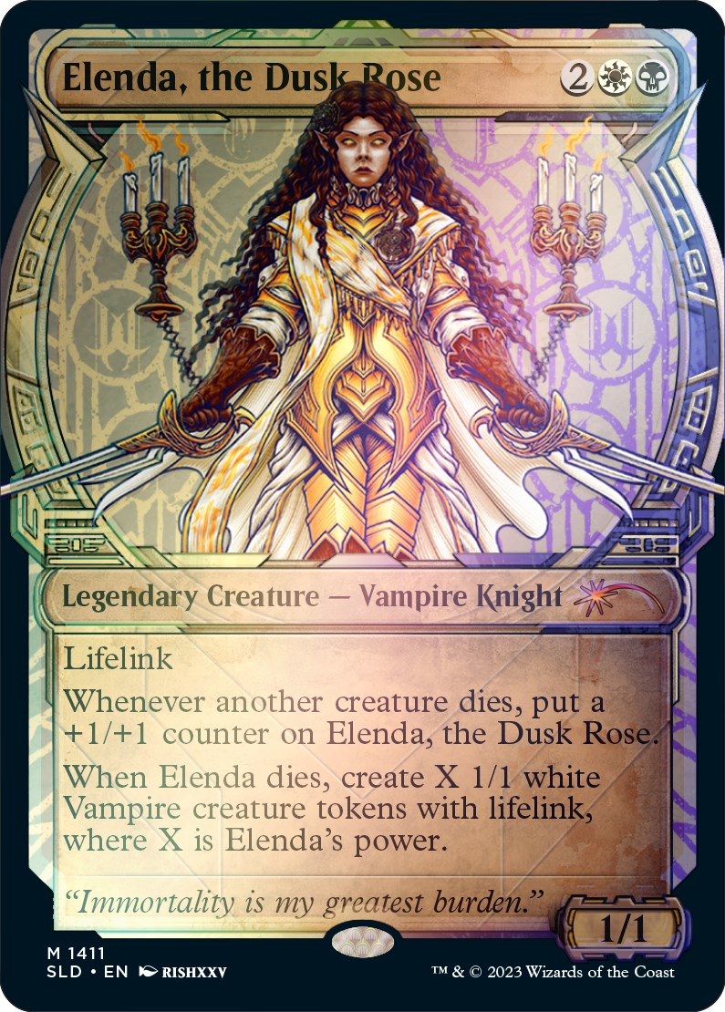 Elenda, the Dusk Rose (Rainbow Foil) [Secret Lair Drop Series] | The Gaming-Verse