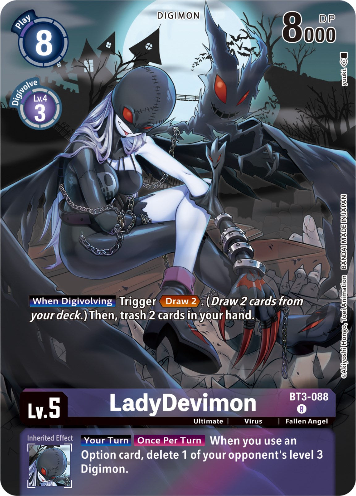 LadyDevimon [BT3-088] (Gift Box 2023) [Release Special Booster Promos] | The Gaming-Verse