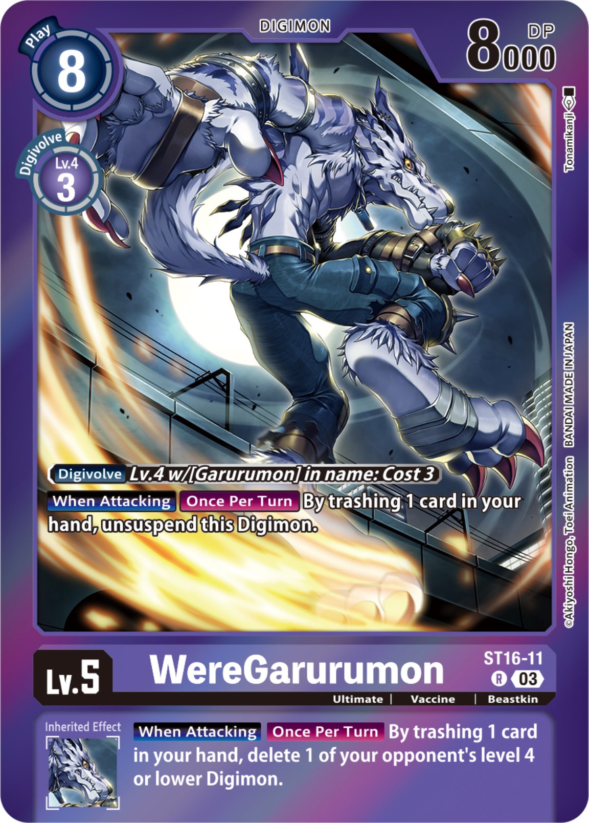 WereGarurumon [ST16-11] (Gift Box 2023) [Starter Deck: Wolf of Friendship] | The Gaming-Verse