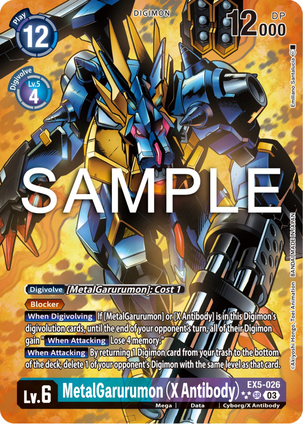 MetalGarurumon (X Antibody) [EX5-026] (English Exclusive Alternate Art) [Animal Colosseum] | The Gaming-Verse