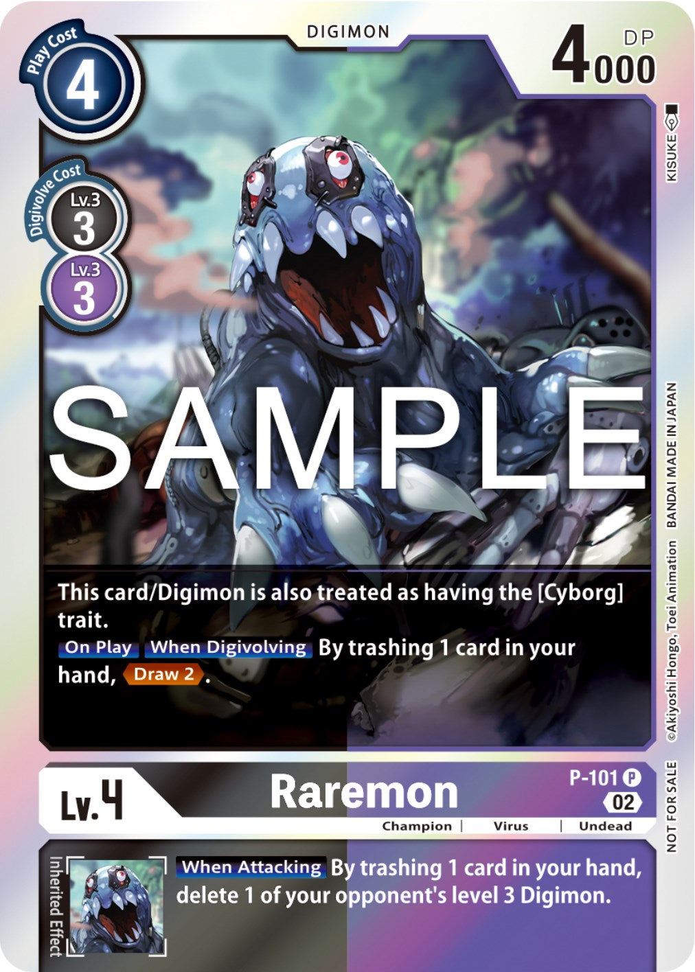 Raremon [P-101] (Limited Card Pack Ver.2) [Promotional Cards] | The Gaming-Verse