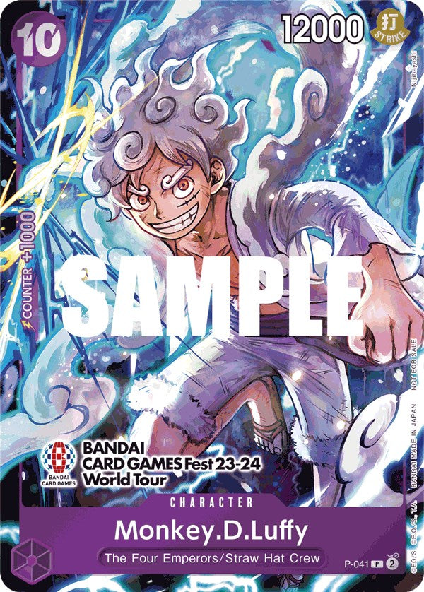 Monkey.D.Luffy (BANDAI CARD GAMES Fest 23-24 World Tour) [One Piece Promotion Cards] | The Gaming-Verse