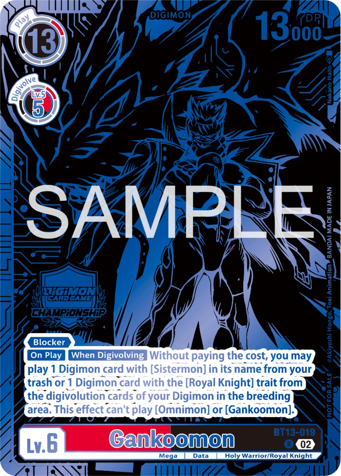 Jesmon (X Antibody) [BT10-016] (2023 Championship Finals 1st Place) [Versus Royal Knights Promos] | The Gaming-Verse