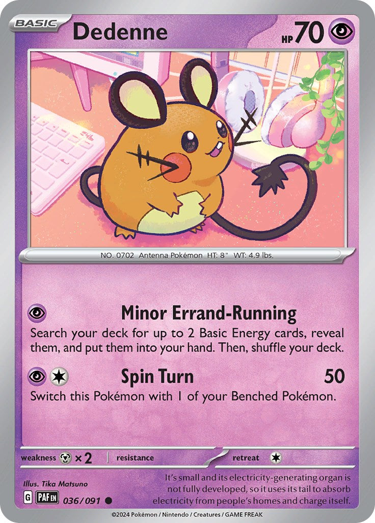 Dedenne (036/091) [Scarlet & Violet: Paldean Fates] | The Gaming-Verse