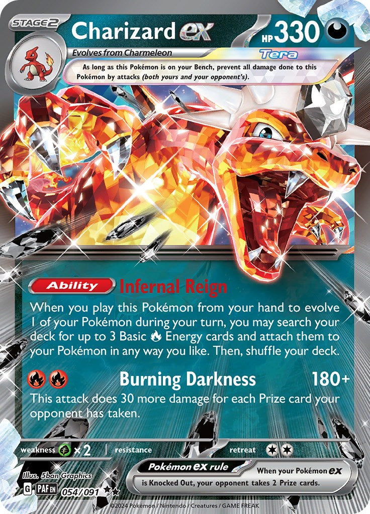 Charizard ex (054/091) [Scarlet & Violet: Paldean Fates] | The Gaming-Verse