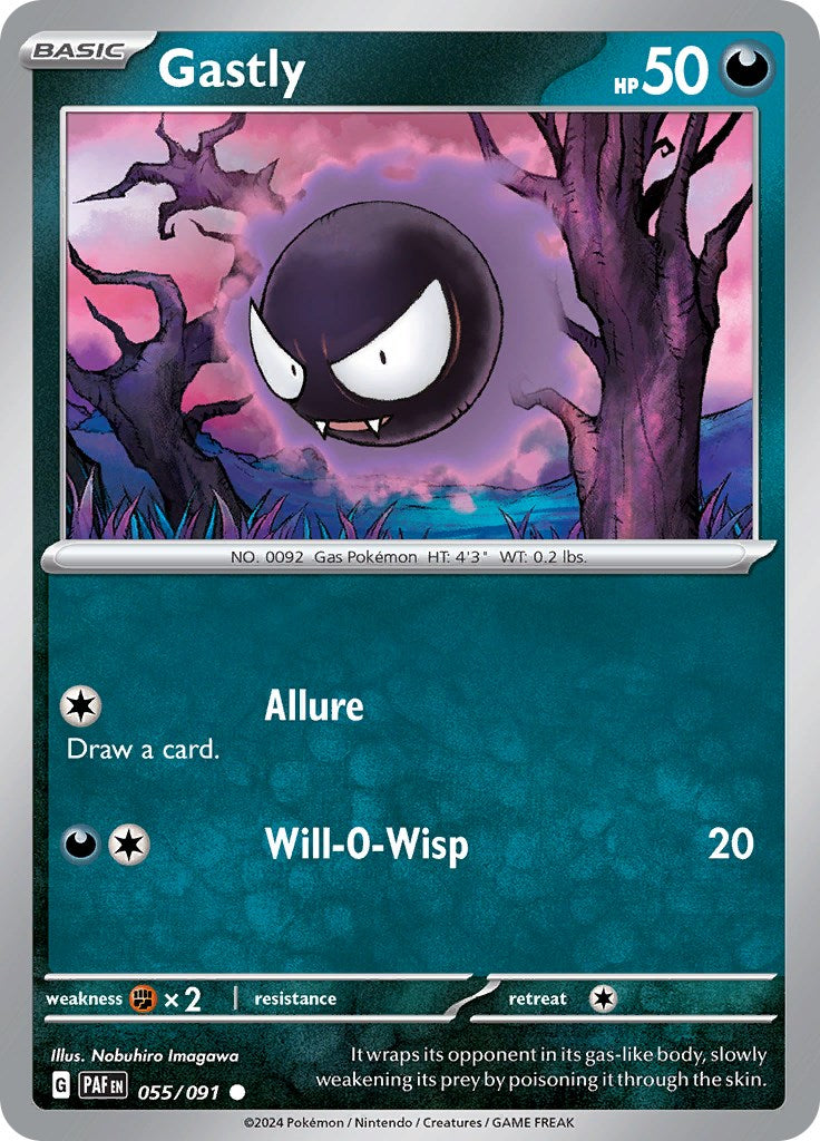 Gastly (055/091) [Scarlet & Violet: Paldean Fates] | The Gaming-Verse