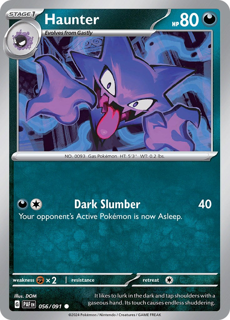 Haunter (056/091) [Scarlet & Violet: Paldean Fates] | The Gaming-Verse