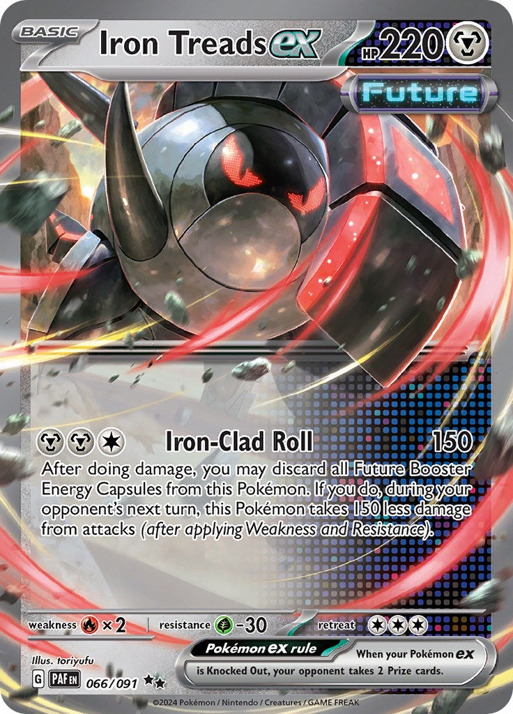 Iron Treads ex (066/091) [Scarlet & Violet: Paldean Fates] | The Gaming-Verse