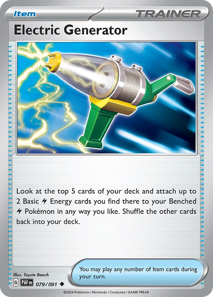 Electric Generator (079/091) [Scarlet & Violet: Paldean Fates] | The Gaming-Verse