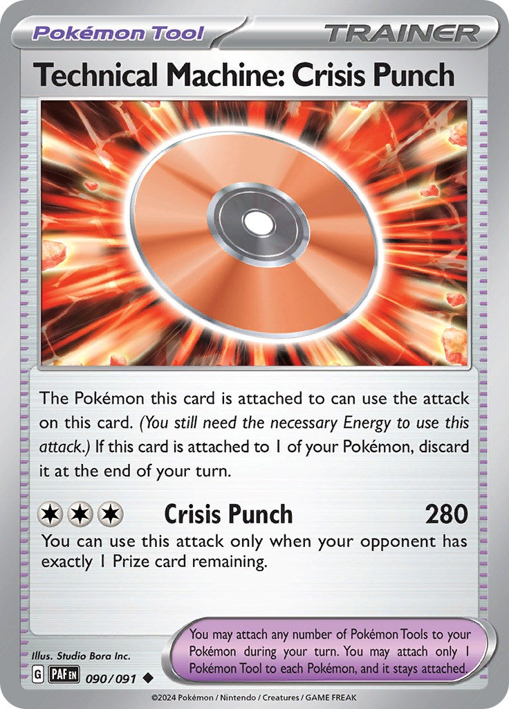 Technical Machine: Crisis Punch (090/091) [Scarlet & Violet: Paldean Fates] | The Gaming-Verse