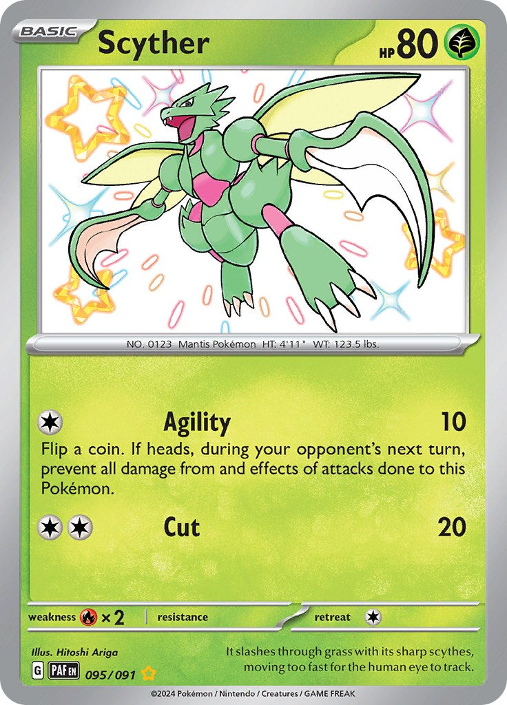 Scyther (095/091) [Scarlet & Violet: Paldean Fates] | The Gaming-Verse