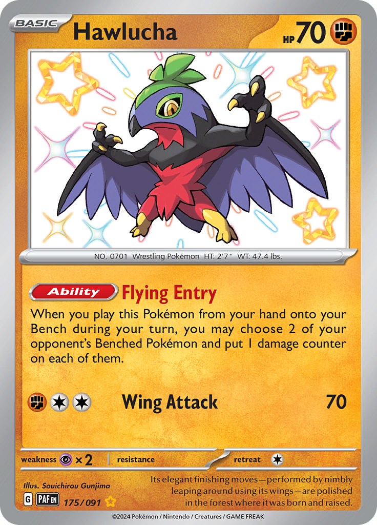 Hawlucha (175/091) [Scarlet & Violet: Paldean Fates] | The Gaming-Verse