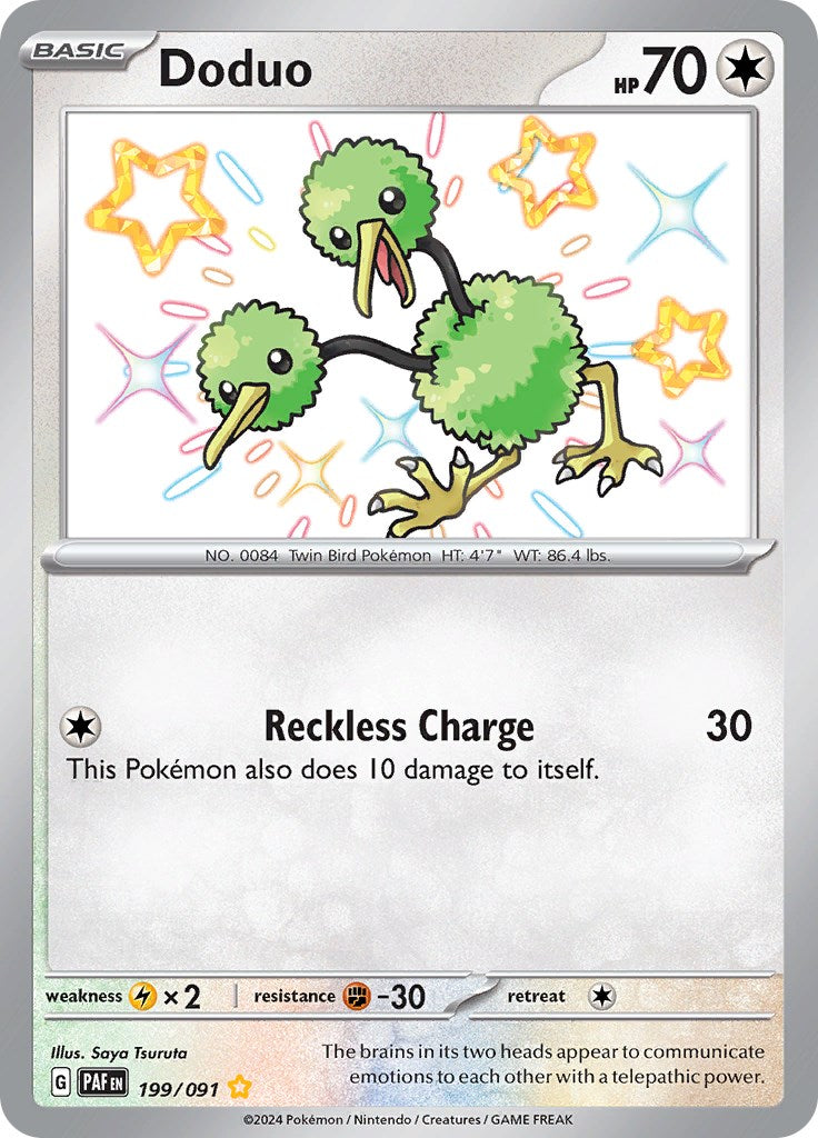 Doduo (199/091) [Scarlet & Violet: Paldean Fates] | The Gaming-Verse