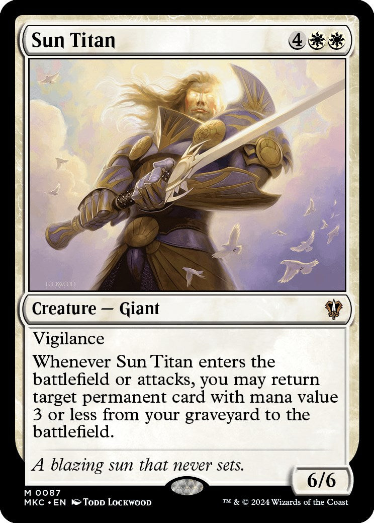 Sun Titan [Murders at Karlov Manor Commander] | The Gaming-Verse