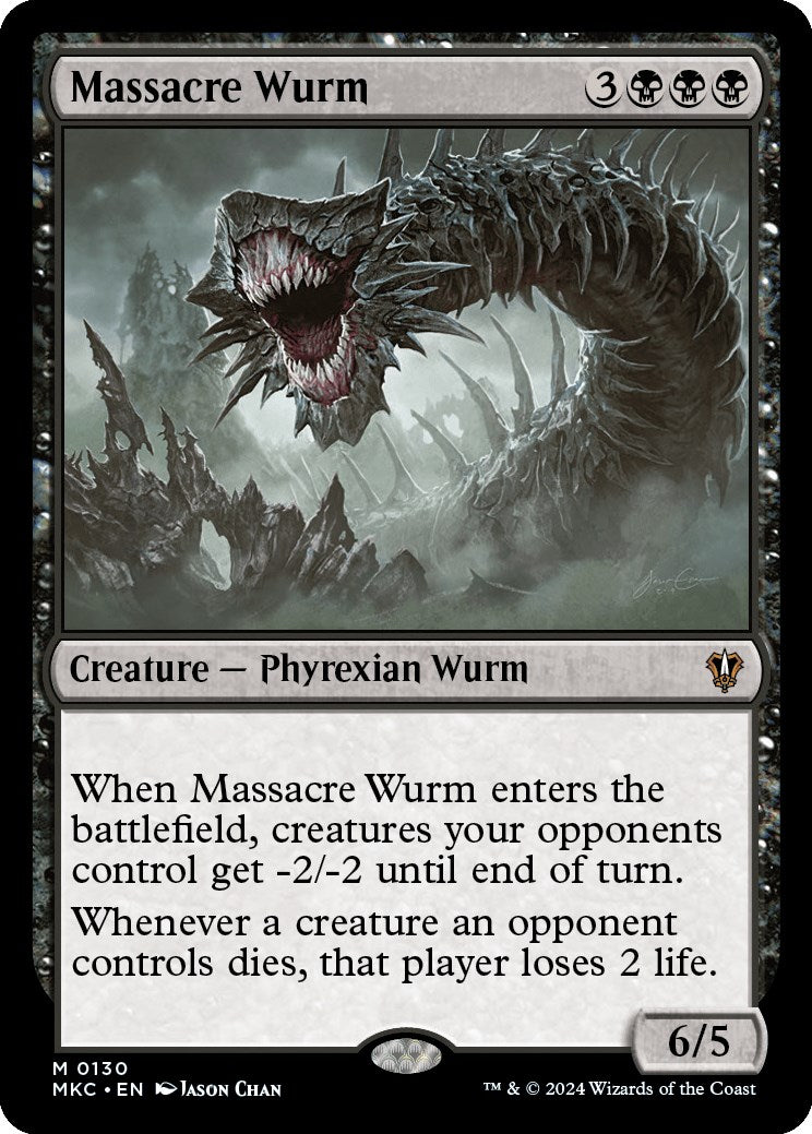 Massacre Wurm [Murders at Karlov Manor Commander] | The Gaming-Verse