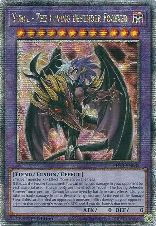 Yubel - The Loving Defender Forever [PHNI-EN038] Quarter Century Secret Rare | The Gaming-Verse