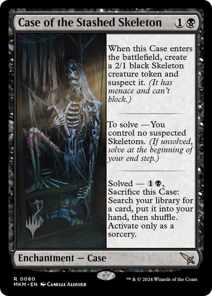 Case of the Stashed Skeleton (Promo Pack) [Murders at Karlov Manor Promos] | The Gaming-Verse