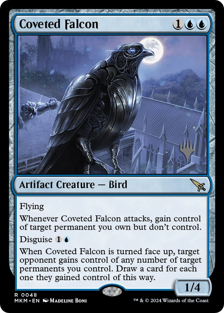 Coveted Falcon (Promo Pack) [Murders at Karlov Manor Promos] | The Gaming-Verse