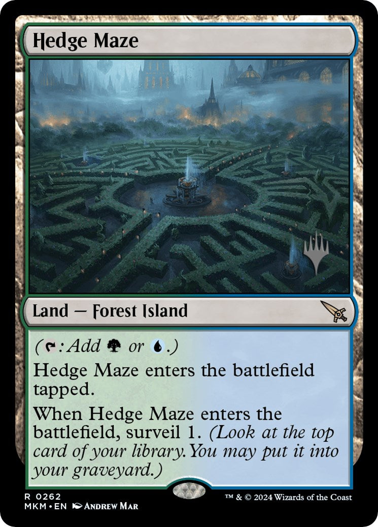 Hedge Maze (Promo Pack) [Murders at Karlov Manor Promos] | The Gaming-Verse