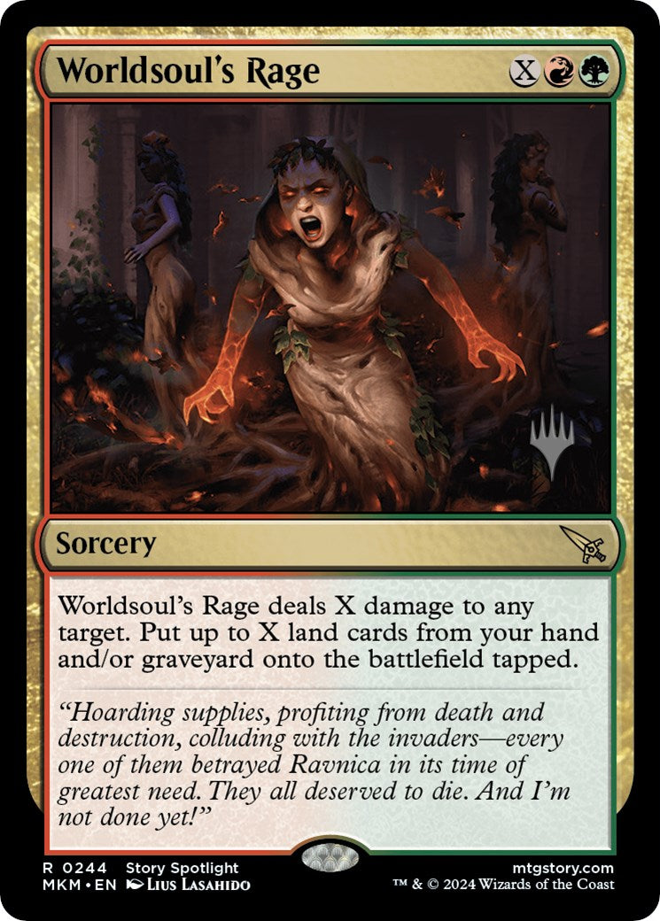 Worldsoul's Rage (Promo Pack) [Murders at Karlov Manor Promos] | The Gaming-Verse