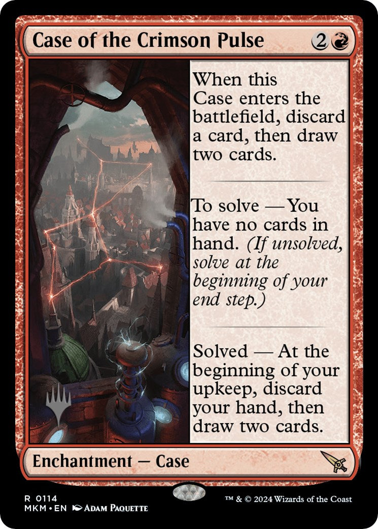 Case of the Crimson Pulse (Promo Pack) [Murders at Karlov Manor Promos] | The Gaming-Verse