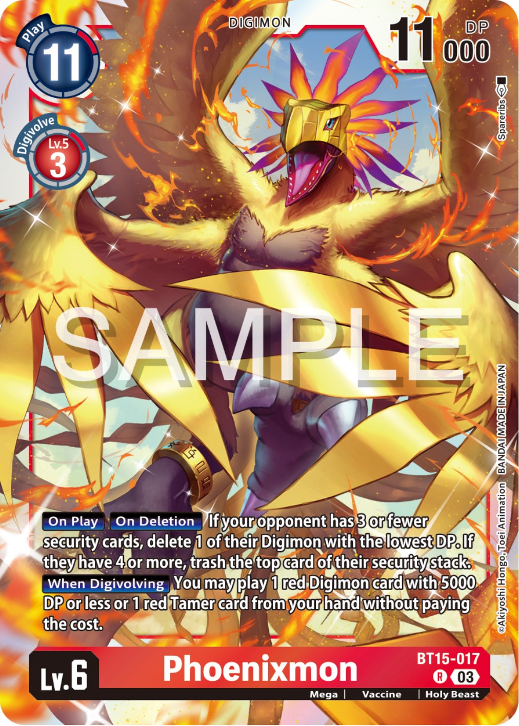 Phoenixmon [BT15-017] [Exceed Apocalypse] | The Gaming-Verse