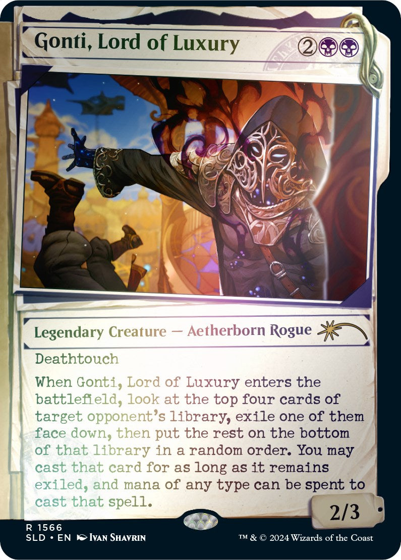 Gonti, Lord of Luxury (Rainbow Foil) [Secret Lair Drop Series] | The Gaming-Verse