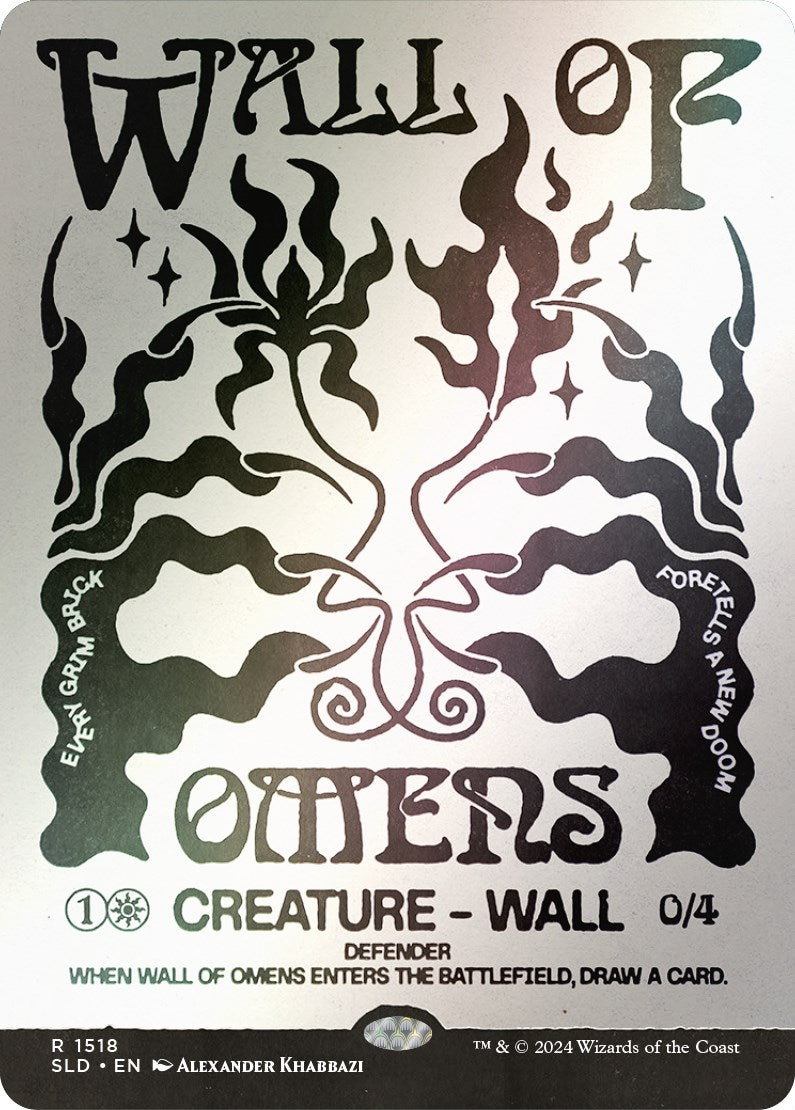 Wall of Omens (Rainbow Foil) [Secret Lair Drop Series] | The Gaming-Verse